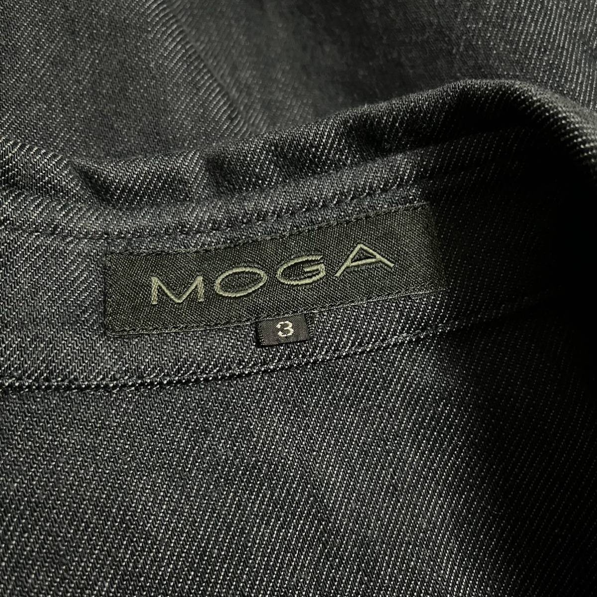 【即納】 MOGA モガ コットンPコート ジャケット デニム ネイビー 3_画像4