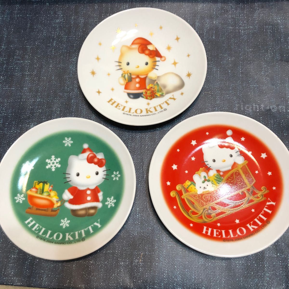 ハローキテイ☆クリスマス皿2枚セット - 食器