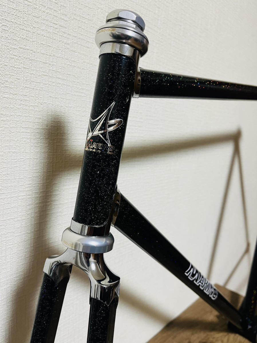 NJS★MAKINO ピスト 競輪　フレーム　希少サイズ　高級エアロフレーム　570mm_画像1