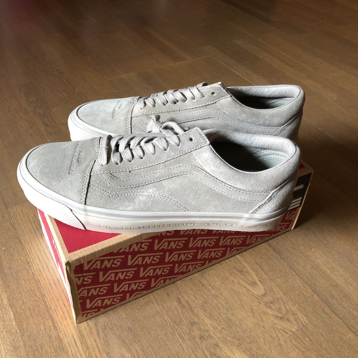 neighborhood vans ネイバーフッド バンズ オールドスクール old skool Greige 28.5㎝ 送料無料_画像1