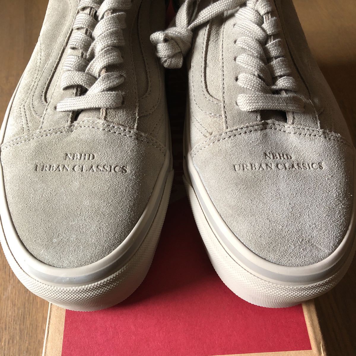 neighborhood vans ネイバーフッド バンズ オールドスクール old skool Greige 28.5㎝ 送料無料_画像4