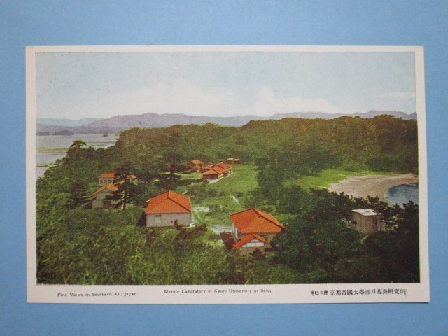 e7155和歌山県南紀名勝絵葉書　京都帝国大学瀬戸臨海研究所_画像1