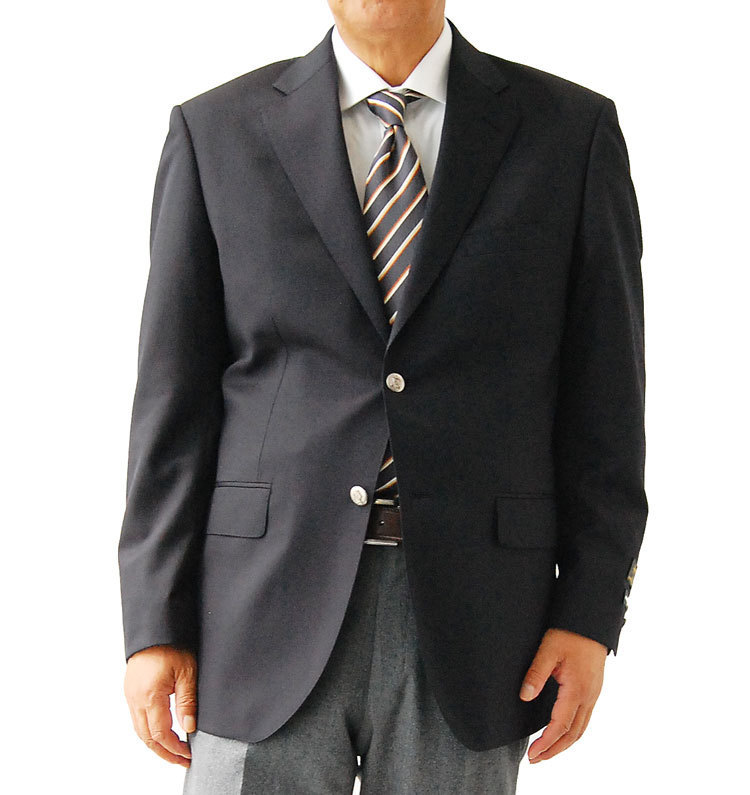 人気カラーの 濃紺ブレザー スタンリーブラッカーシングルジャケット