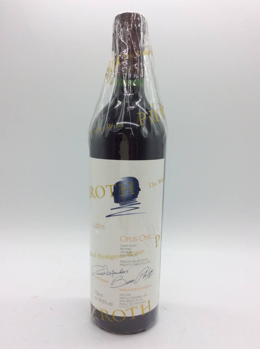 7378 未開栓 OPUS ONE オーパスワン 2018 ワイン 果実酒 750ml 14