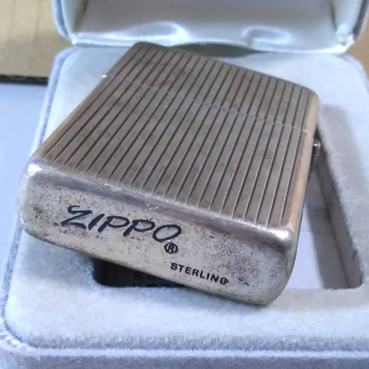 Zippo #21 Silver 銀製 シルバー ジッポーUSA オイルライター STERLING