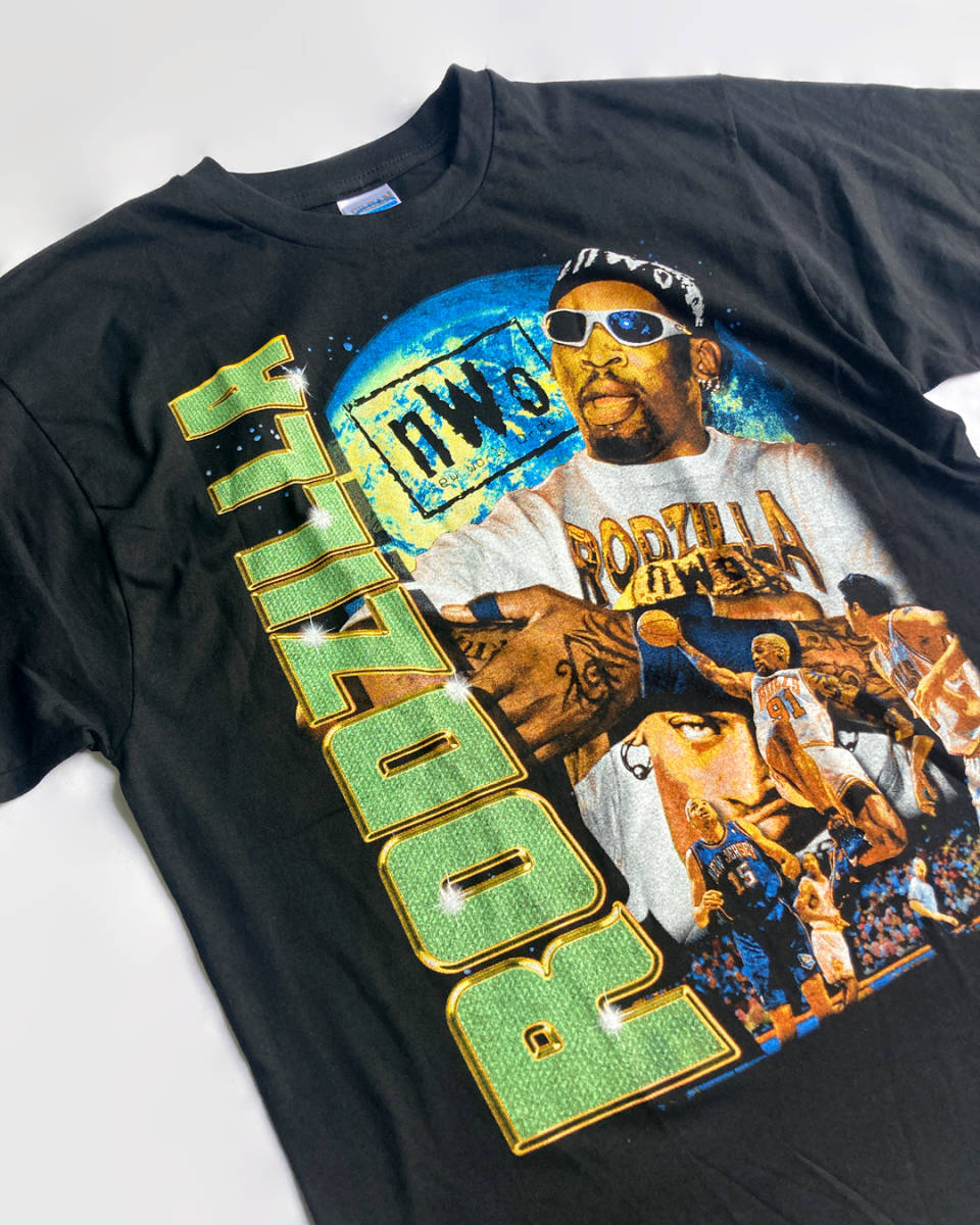 売れ筋がひ! ■ デニス ロッドマン 総プリント Tシャツ XL ■ 大判 両面 ブルズ ジョーダン ヴィンテージ ビンテージ 80's 80s 90's 90s Y2K イラスト、キャラクター 売れ筋がひ! ■ デニス ロッドマン 総プリント Tシャツ XL ■ 大判 両面 ブルズ ジョーダン ヴィンテージ ビンテージ 80's 80s 90's 90s Y2K イラスト、キャラクター