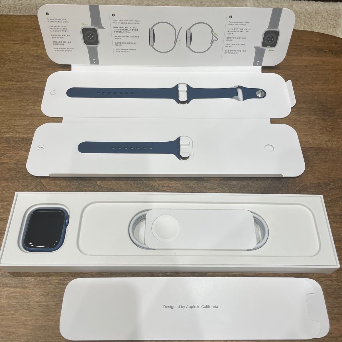 Apple Watch Series 7(GPSモデル)- 41mmブルーアルミニウムケース
