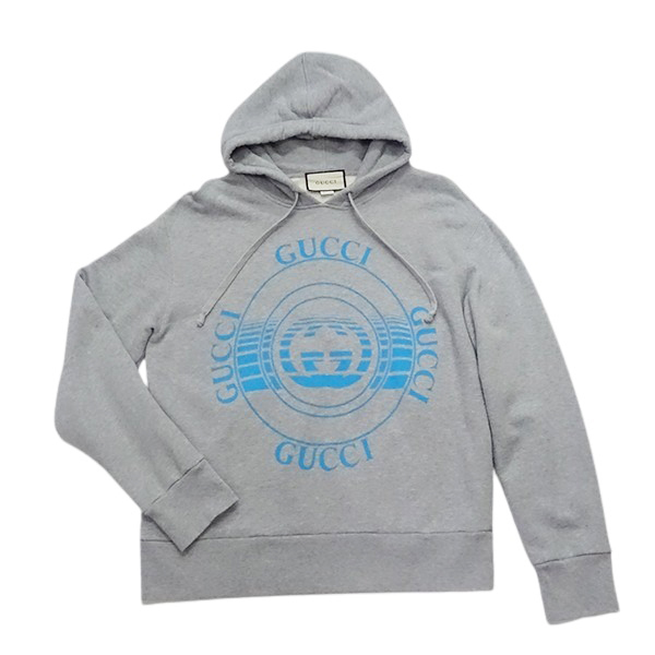 グッチ GUCCI ビッグロゴ プルオーバー パーカー-