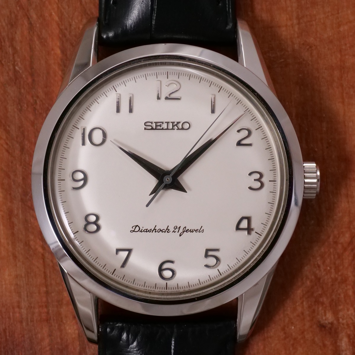美品 セイコー ダイアショック 4S24-0070 手巻 腕時計、アクセサリー レディース腕時計 