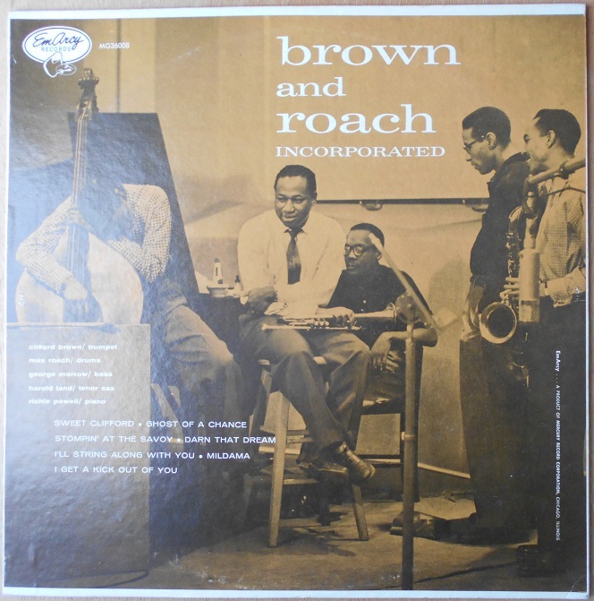 ■中古品■Clifford Brown Max Roach/brown and roach incorporated(USED LP)_画像1