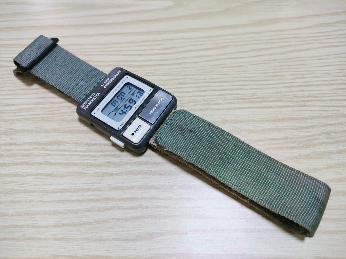 SEIKO PULSEMETER S229-5001 腕時計 腕時計、アクセサリー メンズ腕時計 