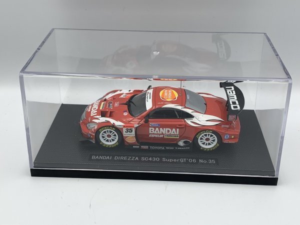 【現状品】エブロ 1/43 BANDAI DUNLOP SC430 SUPER GT500 2007 #35 HO3-T60-12YA95の画像3