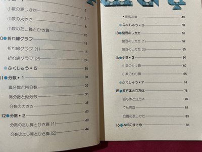 ｓ▼▼　教科書　小学校　新しい算数 4下　東京書籍　発行年不明　見本？　書籍　　　 /　 L26_画像3