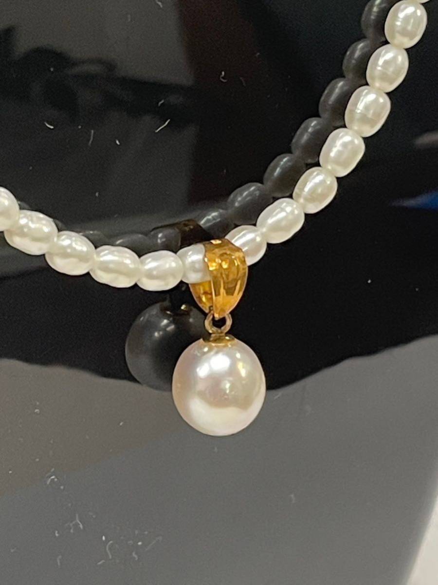 真珠のネックレス 金具K18 atelierallione.fr