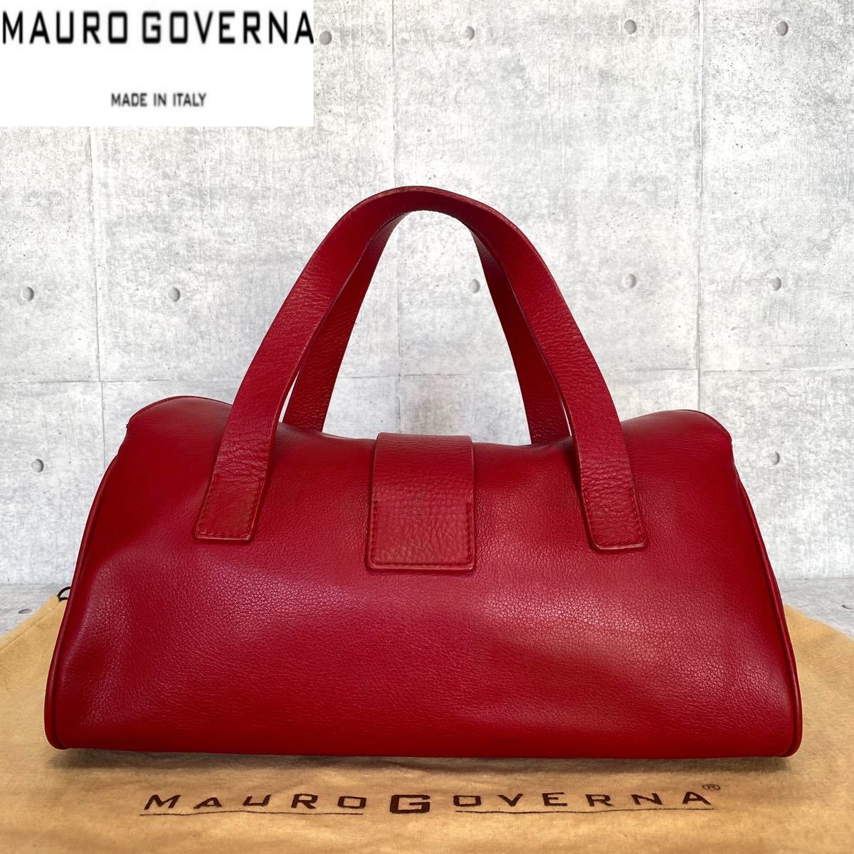 MAURO GOVERNA マウロゴヴェルナ ショルダーバッグ キャメル