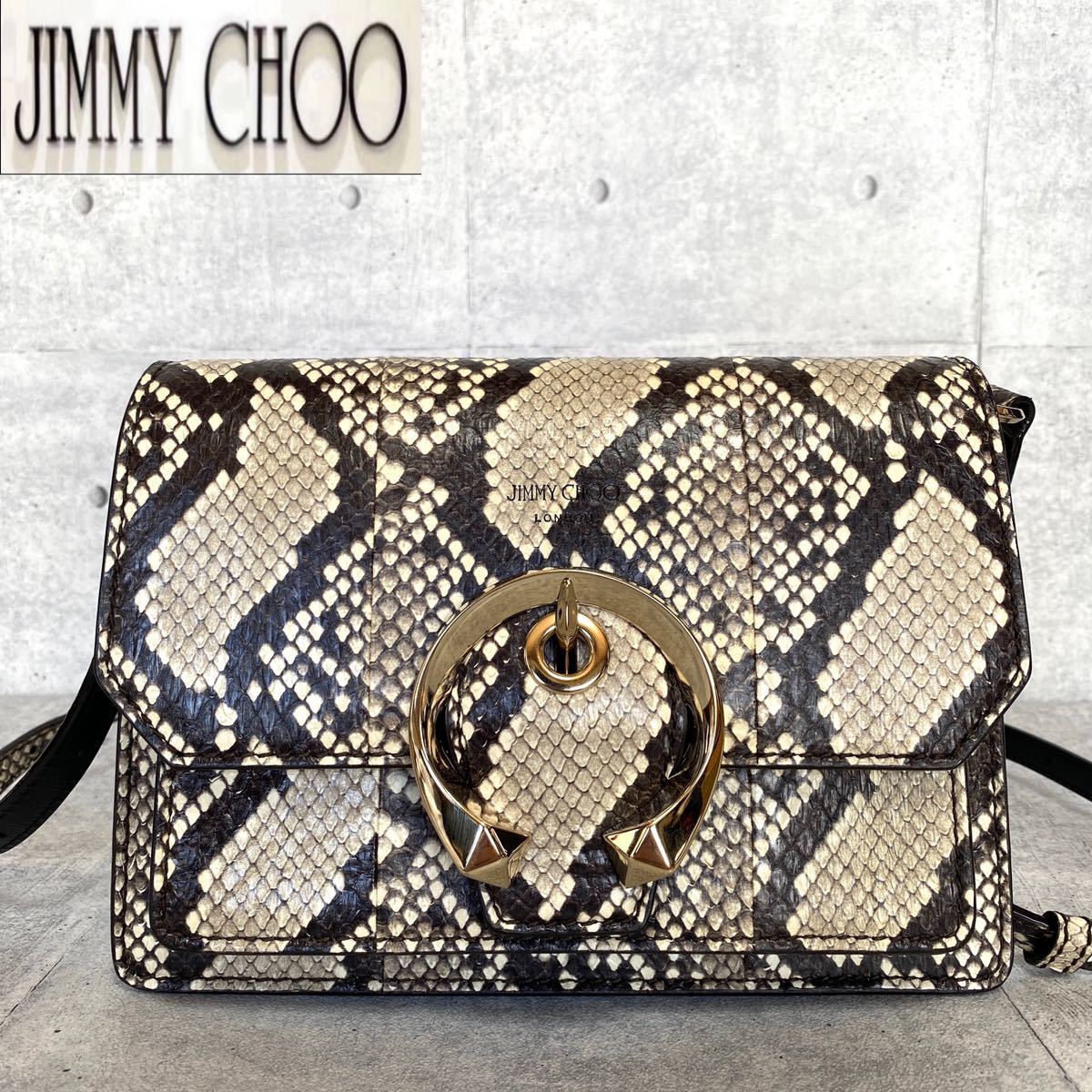 注目 美品 本革レザー JIMMY コーチ バック CHOO ハンドバッグ 2WAY