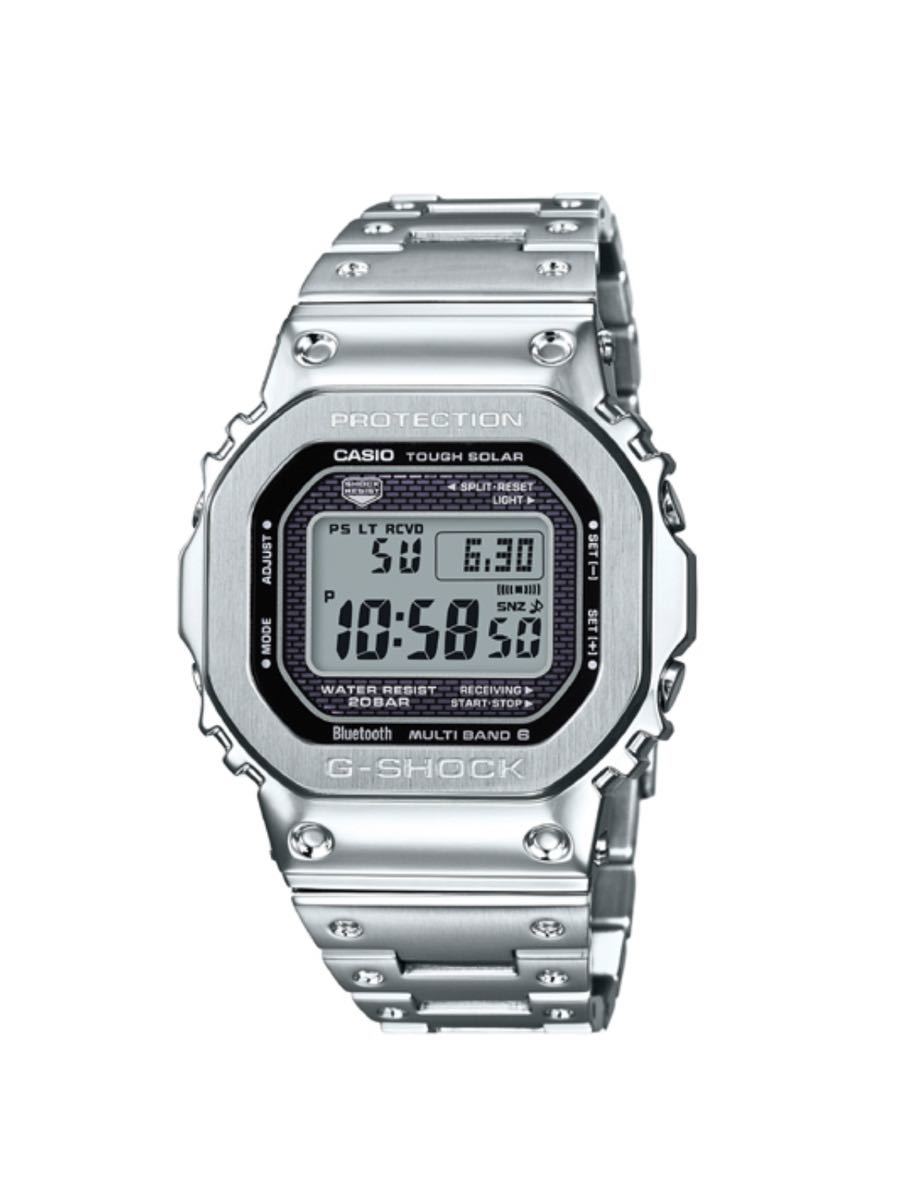 CASIO G-SHOCK GMW-B5000D-1JF [G-SHOCK GMW-B5000 電波ソーラーウォッチ Bluetooth対応 フルメタル オールシルバー]新品未使用