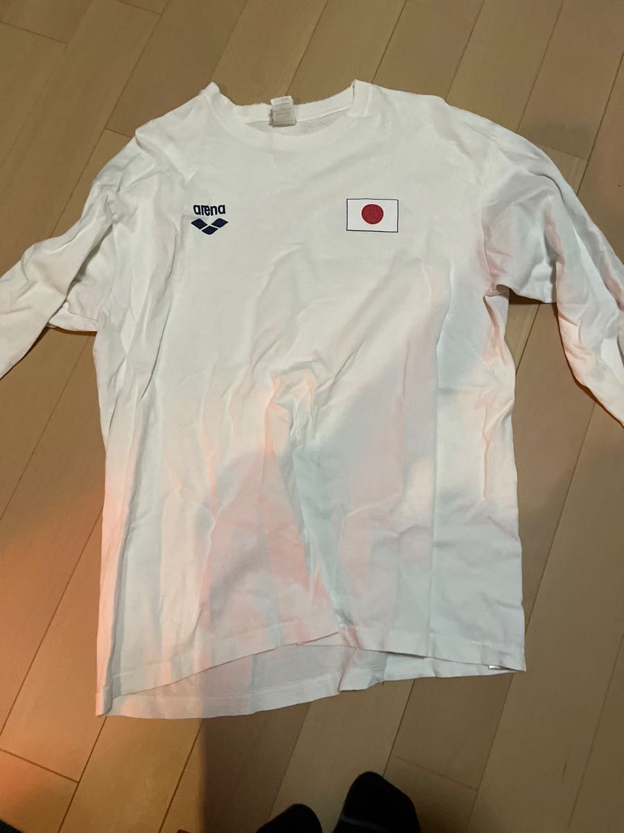日本代表 支給品　arena スイミングチーム　Tシャツ