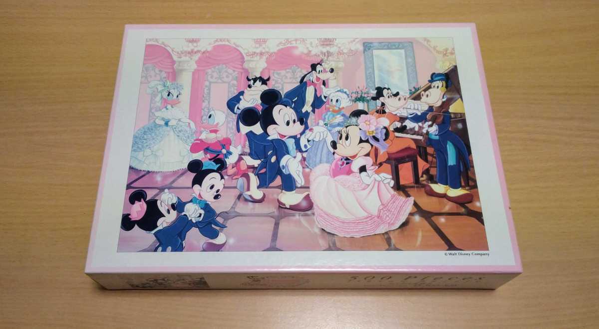 廃盤 Disney ディズニー すてきな舞踏会 ジグソーパズル 500ピース 内袋未開封 未組み立て テンヨー ミッキー ミニー