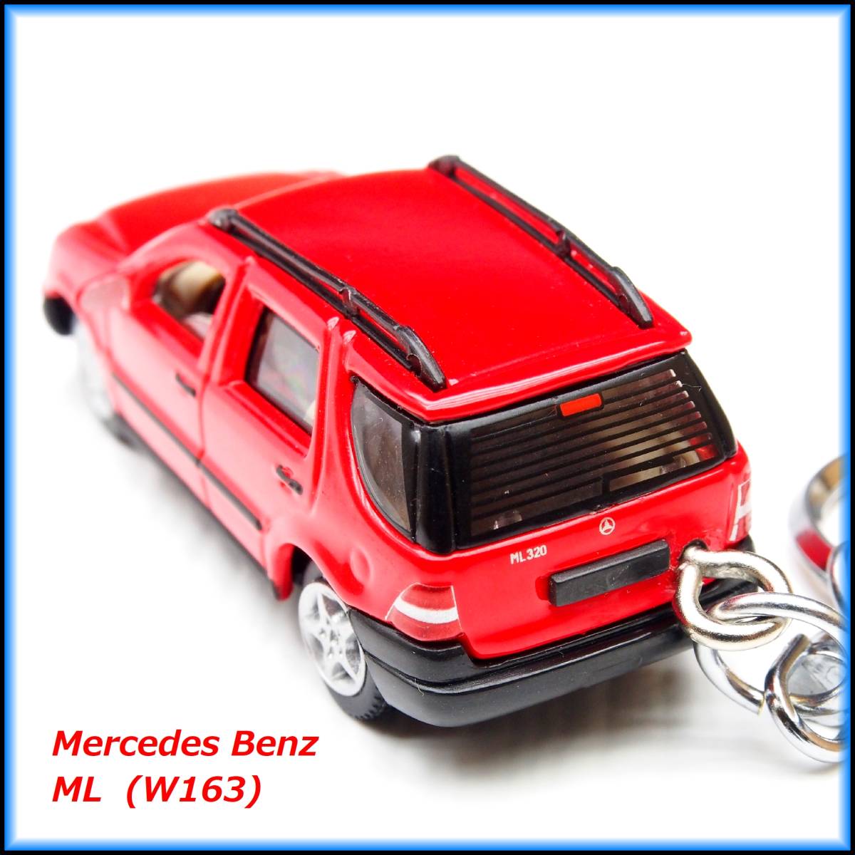 ベンツ ML W163 ミニカー ストラップ キーホルダー エアロ ホイール マフラー スポイラー シート ハンドル バンパー AMG グリル ライト_画像2