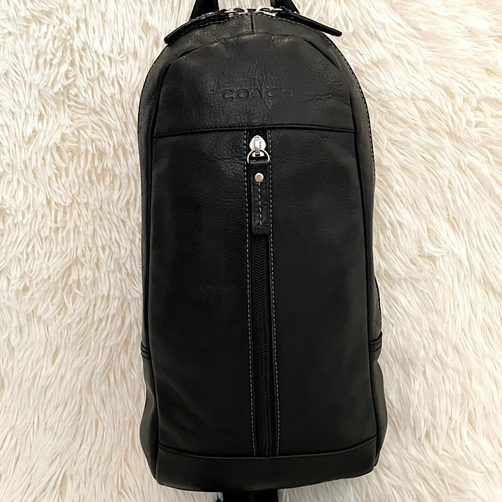 グッドふとんマーク取得 COACH コーチ 70811 レザー ヘリテージ クロス