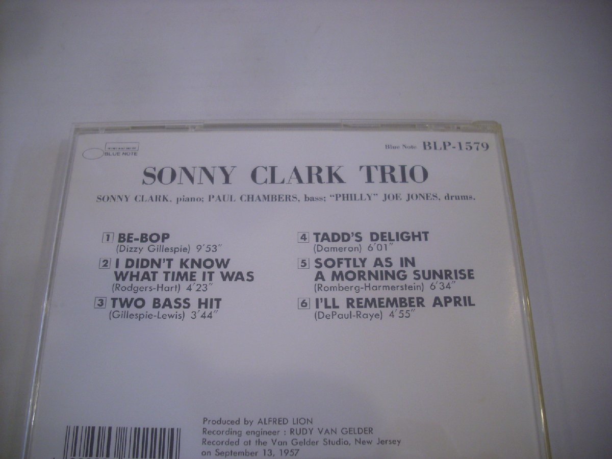 ● CD ソニー・クラーク・トリオ / ポール・チェンバース フィリー・ジョー・ジョーンズ 1957年 SONNY CLARK ◇r41216_画像4