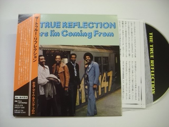 [帯付紙ジャケCD] THE TRUE REFLECTION / WHERE I'M COMING FROM ザ・トゥルー・リフレクション 国内盤 VIVID VSCD-278 ◇r41211_画像1