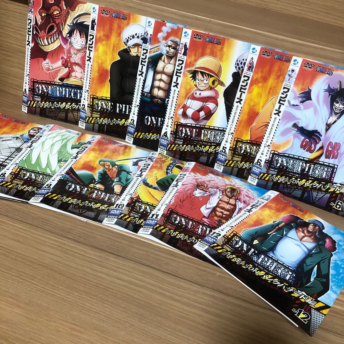 ONE PIECE ワンピース 16th パンクハザード編 全12巻DVDSET