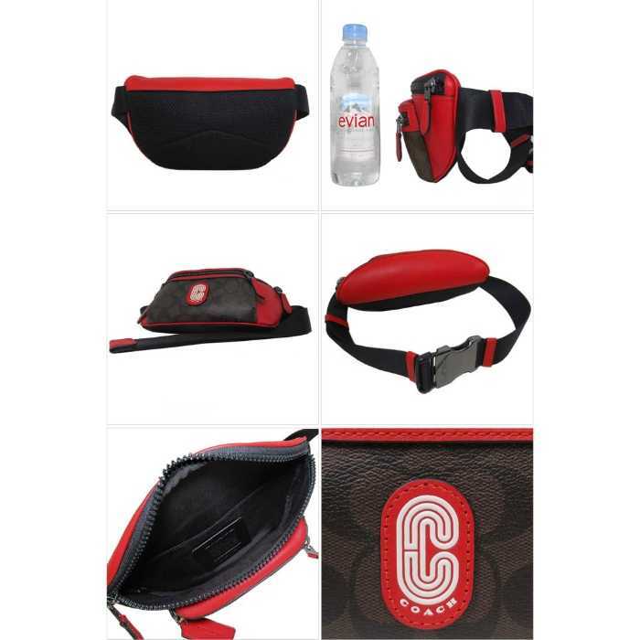 有名なブランド COACH ウエストポーチ メンズ QBTKA(マホガニー