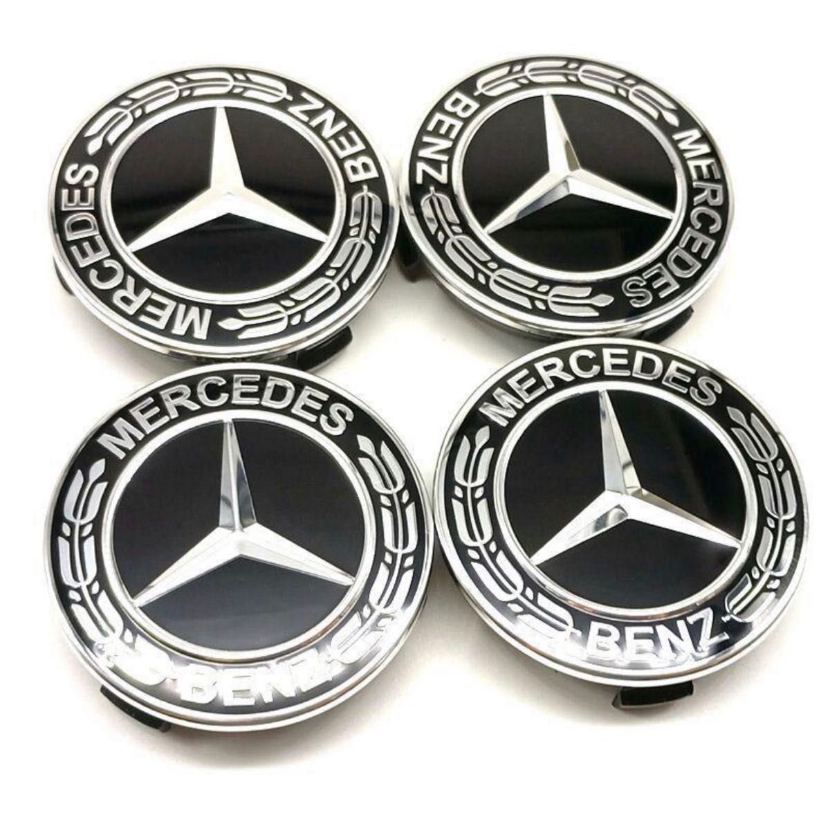 メルセデスベンツ　ホイールキャップ75mm 4個セット Mercedes-Benz メルセデス・ベンツ ホイールセンターキャップ