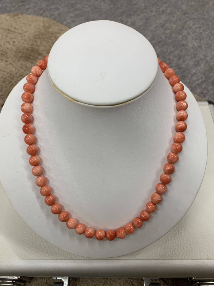 vintage coral necklace アンティーク 珊瑚 ネックレス-