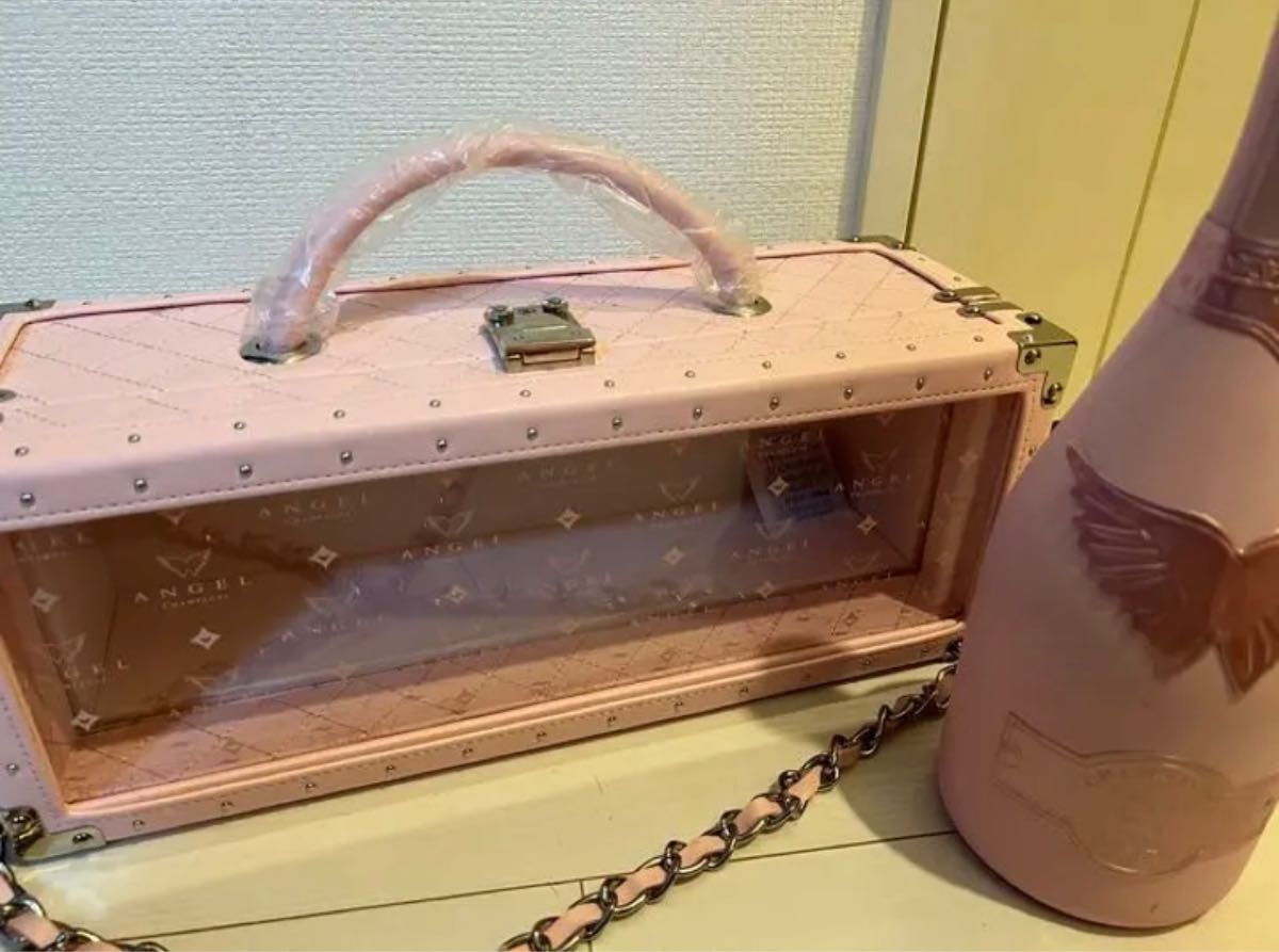エンジェルシャンパンの空瓶空箱 水色+ピンク色セット|Yahoo エンジェルシャンパンの空瓶空箱 水色+ピンク色セット|Yahoo