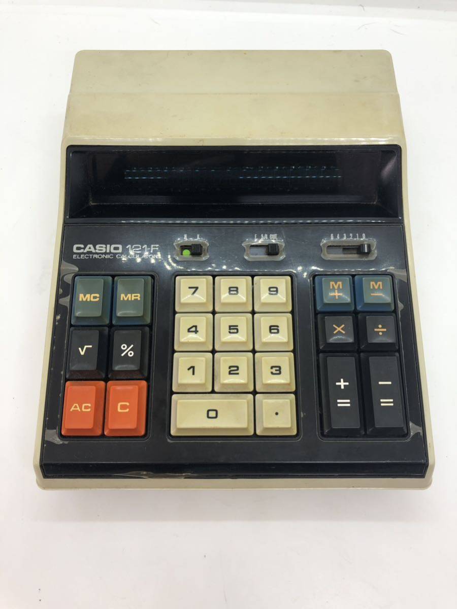 Yahoo!オークション - CASIO 計算機 121-F 昭和レトロ カシオ Yahoo!オークション - CASIO 計算機 121-F 昭和レトロ カシオ