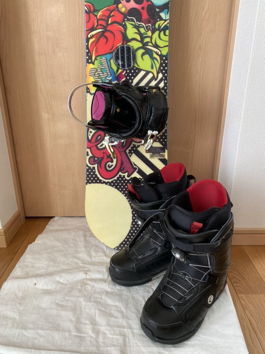 名入れ無料】 スノーボード G-girl 138cm ブーツ23.5cm solines.ec