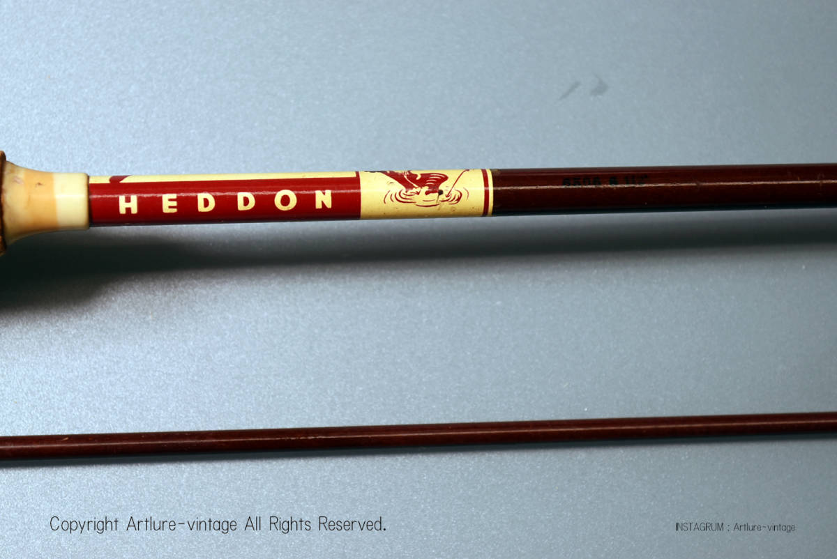 Vintage HEDDON BAIT CASTING ROD 6506 6 1/2" VICOUNT (326-426) 2PC 107CM_画像4