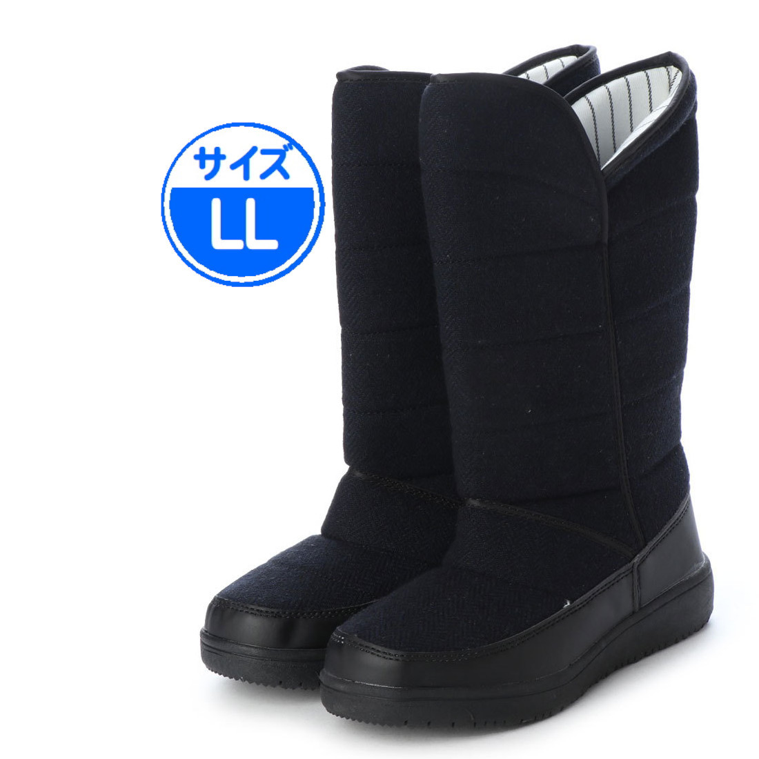 [ new goods unused ] protection against cold boots long black LL black 18689