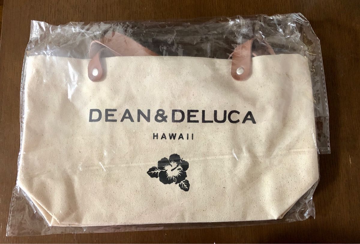 DEAN&DELUCA ハワイ トートバッグ トート　ホワイト　ベージュ　きなり　 ディーンアンドデルーカ　オフホワイト