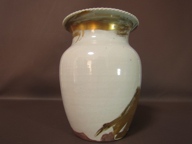 某蒐集家放出品！仁清模金彩翔鶴画水指 仁阿弥道八 作 裏千家十一代 玄々斎花押 ☆378