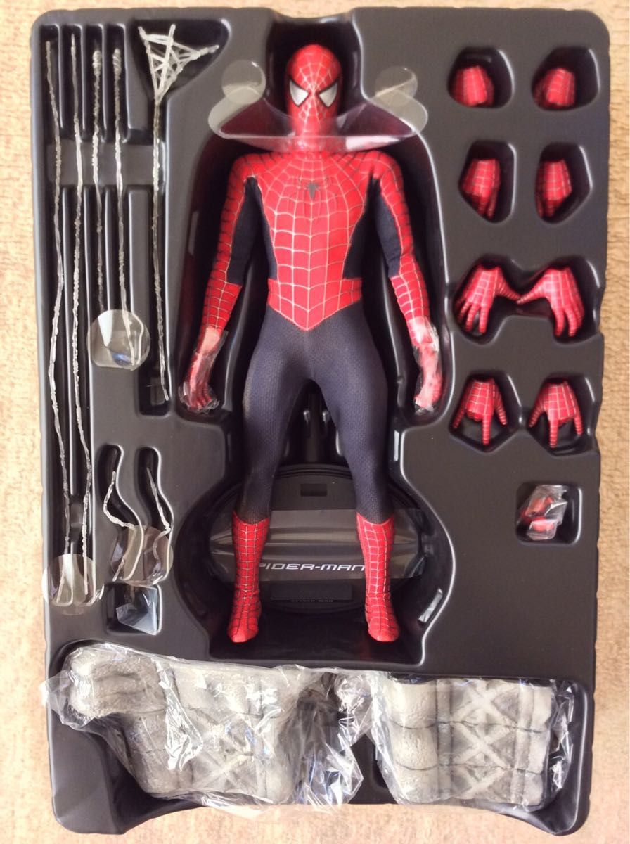 ホットトイズ スパイダーマン3 1/6 フィギュアHOTTOYS ホットトイズ スパイダーマン3 1/6 フィギュアHOTTOYS
