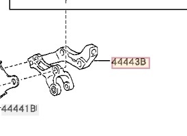 【トヨタ純正パーツ】 MARK 2 GX81,LX80,MX83,SX80,YX80,JZX81 ベーンポンプ ブラケット ステアリング パワーステアリング 未使用　希少_画像6