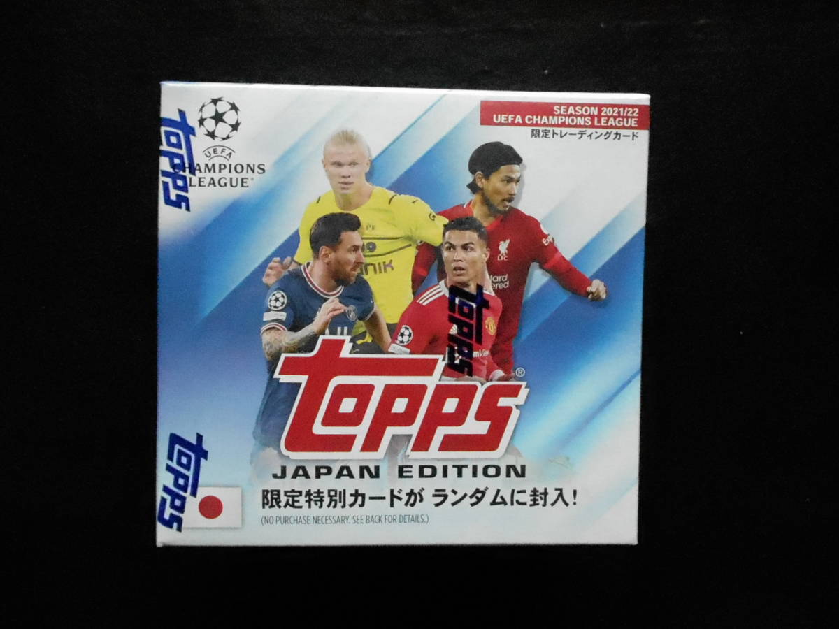 TOPPSSEASON2021/22UEFACHAMPIONSLEAGUE日本限定新品未開封BOX_画像1