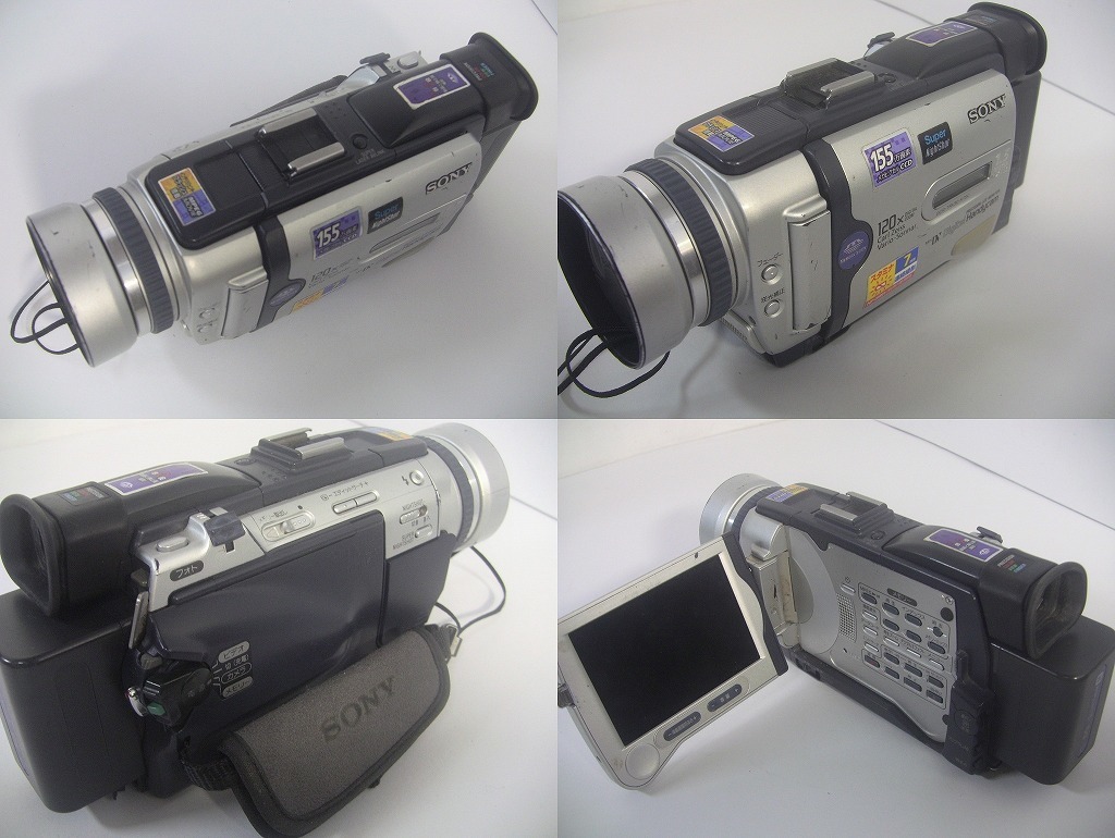 【送料無料・動作確認済み】MiniDVテープ再生できます! SONY MiniDVビデオカメラ DCR-TRV30☆ダビングにご使用ください!☆/0655
