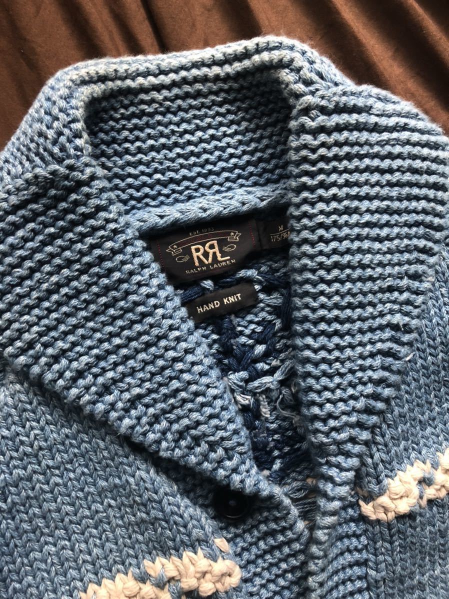 傑作】極美品 RRL SHAWL COLLAR CARDIGAN ダブルアールエル ショール