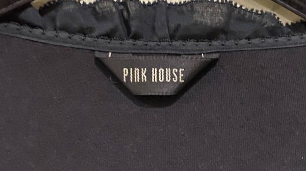 * Pink House PINK HOUSE P011-EAL12B black frill cardigan tops BJBA.I