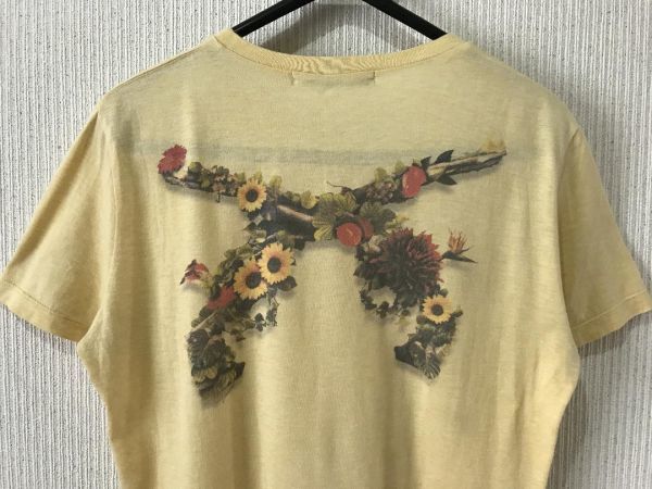 ＊ロアー roar フラワー 二丁拳銃 クロスガン 半袖Tシャツ トップス 1 BJBJ.I_画像3