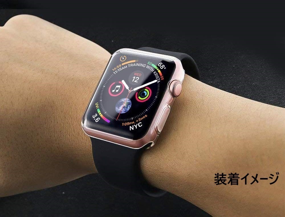 大きな取引 アップルウォッチ 42㎜ 透明 クリア ケース 保護カバー AppleWatch