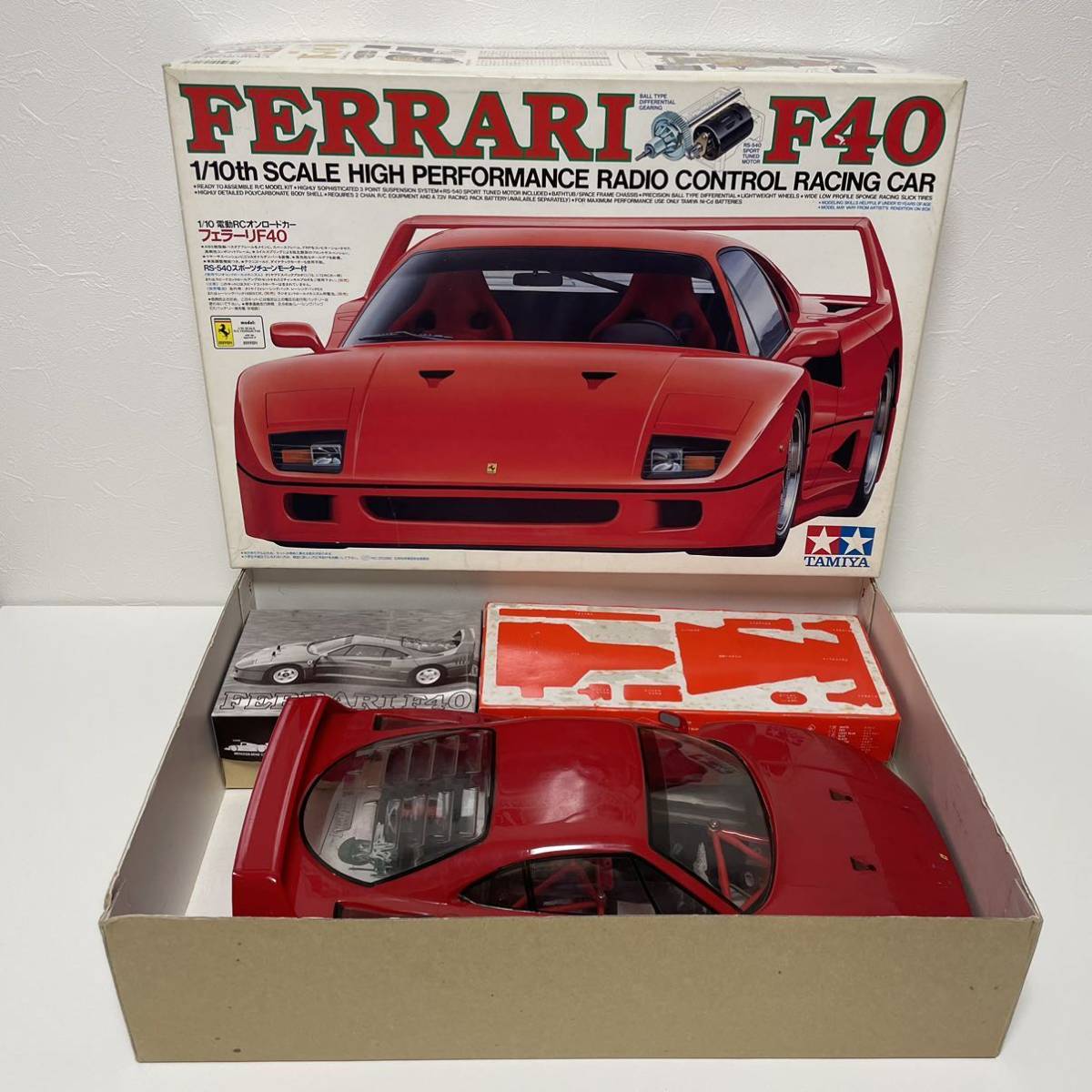 タミヤ 田宮1/10 フェラーリF40 電動ラジコン -