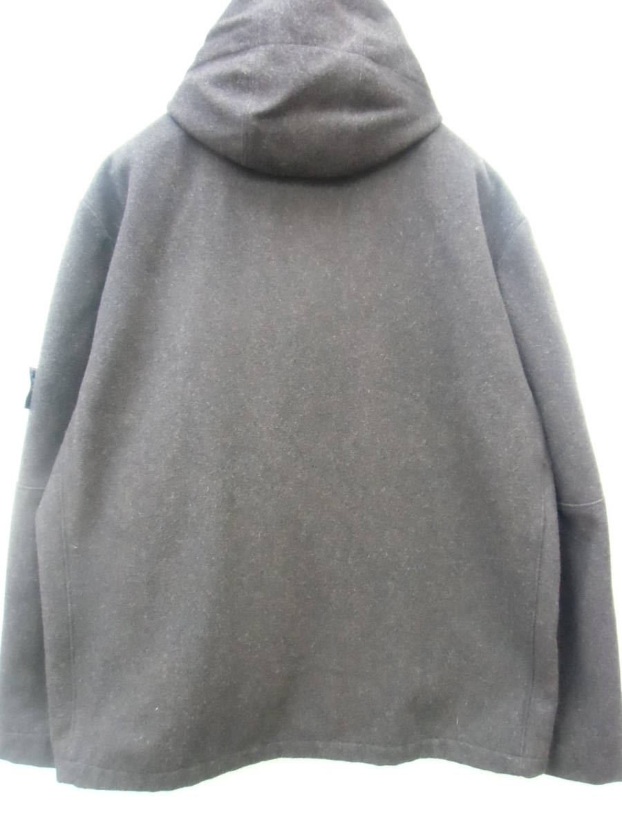 STONE ISLAND ストーンアイランド コート メンズ L ブラウン フード ウール 定形外郵便全国一律1040円 F13-b_画像2