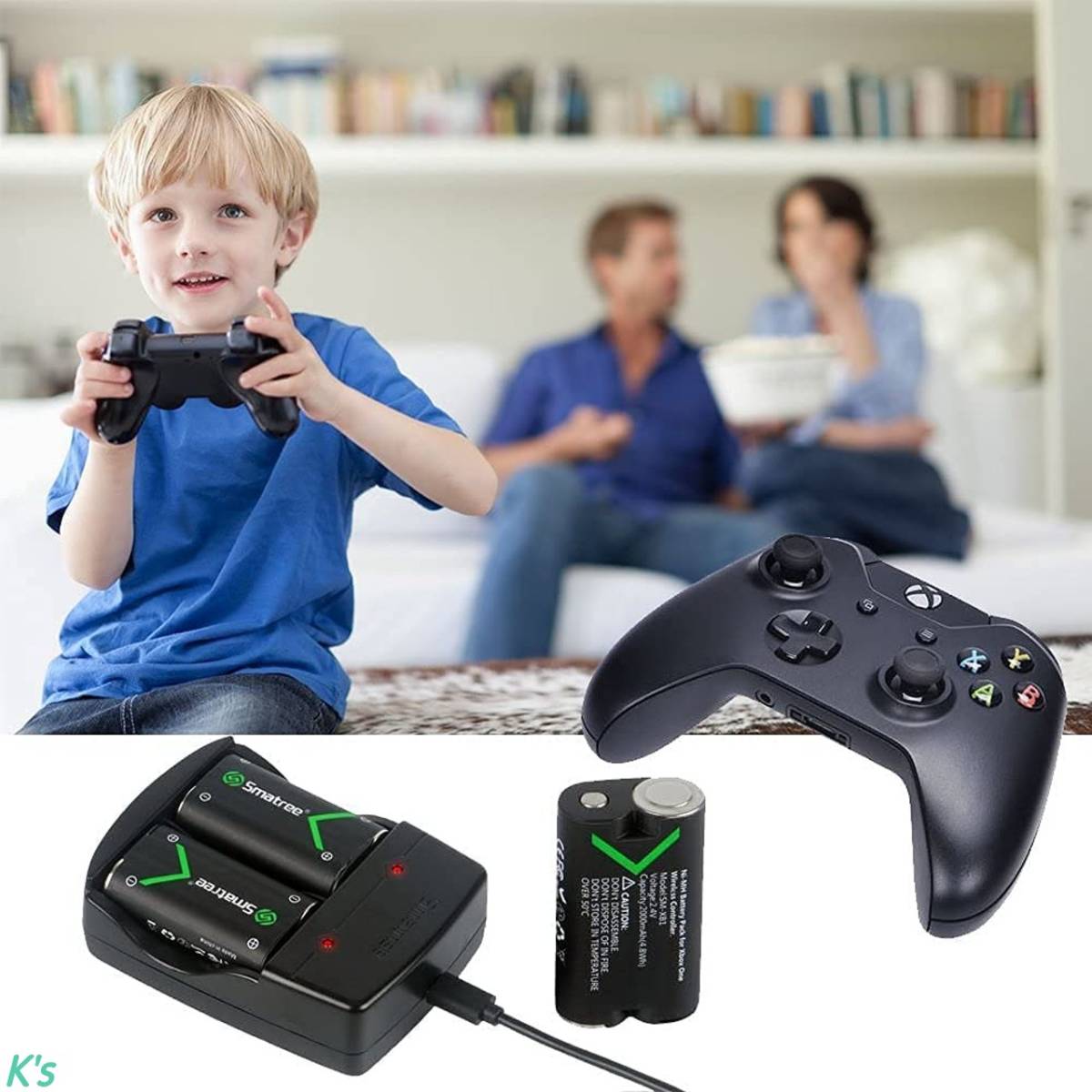 Xbox Series X/S charge battery 2 piece fast charger attaching 2 piece same time charge possibility series x/Xbox One /Elite/ X/ S also correspondence Microsoft Microsoft 