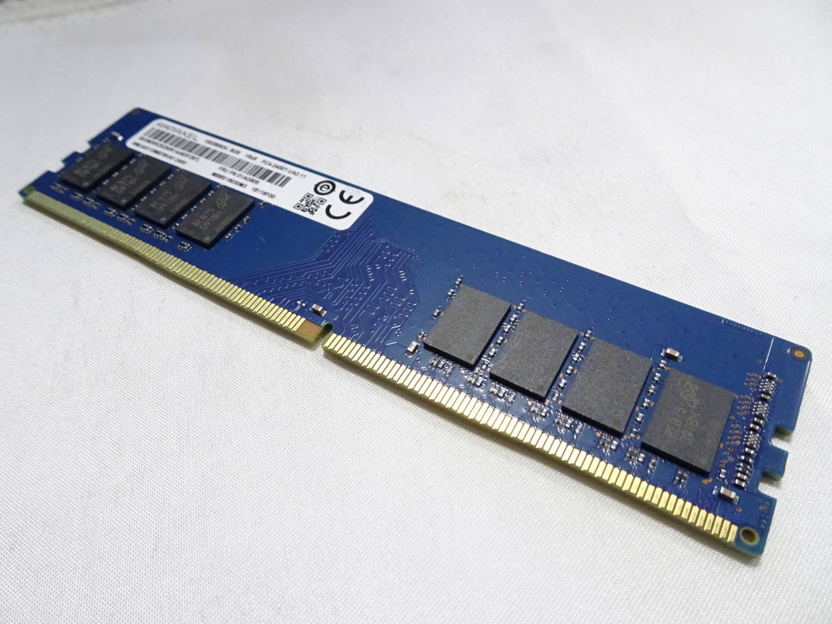 美品 RAMAXEL デスクトップPC用 メモリー DDR4-2400T PC4-19200 1枚8GB×1枚組 合計8GB 動作検証済 1週間保証